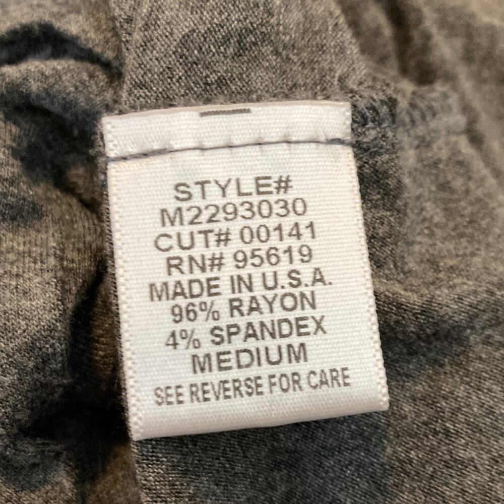 Fever Lightweight Gray Knit Turtleneck Top Sz M - Picture 8 of 11
